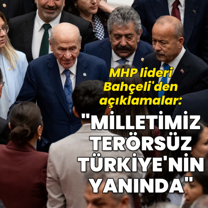 "Milletimizin kahir ekseriyeti Terörsüz Türkiye'nin yanında"