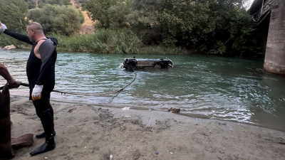 Piknikte kazada savrulan parça isabet etti!