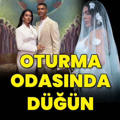 Oturma odasında nikah