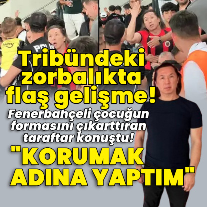 Fenerbahçeli çocuğun formasını çıkarttıran taraftar konuştu!