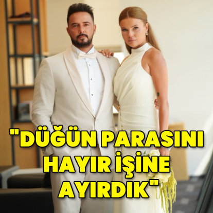 "Düğün parasını hayır işine ayırdık"