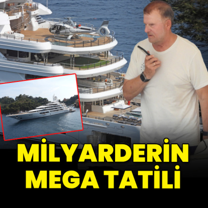 450 milyon dolarlık mega yatta tatil