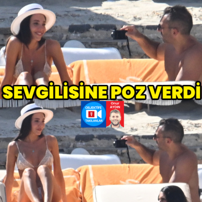 Sevgilisine poz verdi