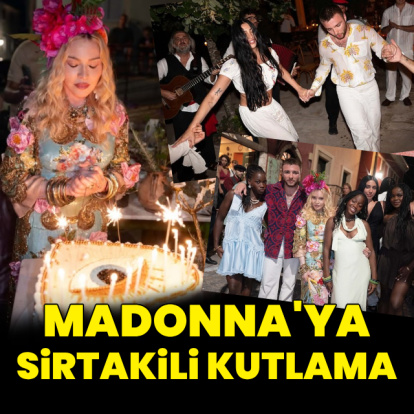 Madonna'ya sirtakili kutlama