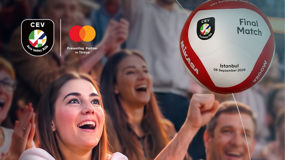 Mastercard, 2026 CEV Kadınlar Avrupa Voleybol Şampiyonası'na sponsor oldu