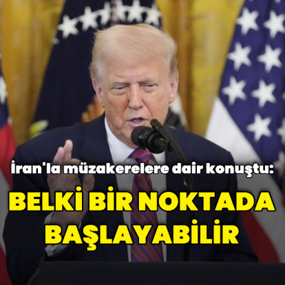 "İran'la bir noktada müzakereler başlayabilir"
