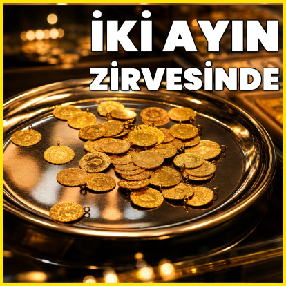 Altın iki ayın zirvesinde