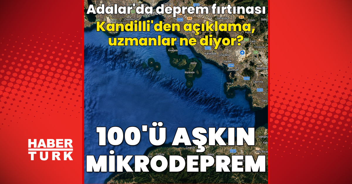 Marmara Denizi'nde peş peşe sarsıntılar: Adalar açıklarında 100'ü aşkın mikrodeprem