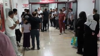 Havai fişek yüzüne isabet etti!