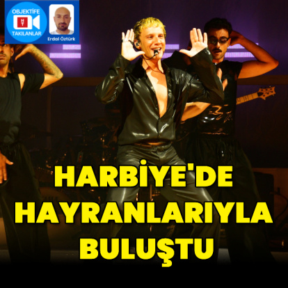 Harbiye'de hayranlarıyla buluştu