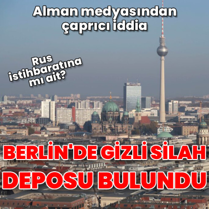 İddia: Berlin'de gizli silah deposu bulundu