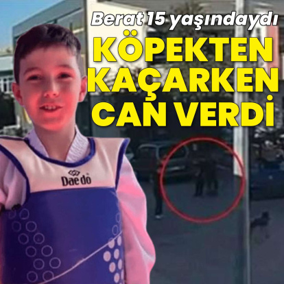 15 yaşındaki Berat köpekten kaçarken öldü