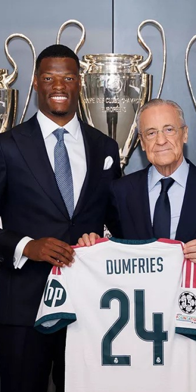 R.Madrid, Dumfries ile imzaladı!