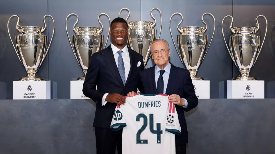 R.Madrid, Dumfries ile imzaladı!