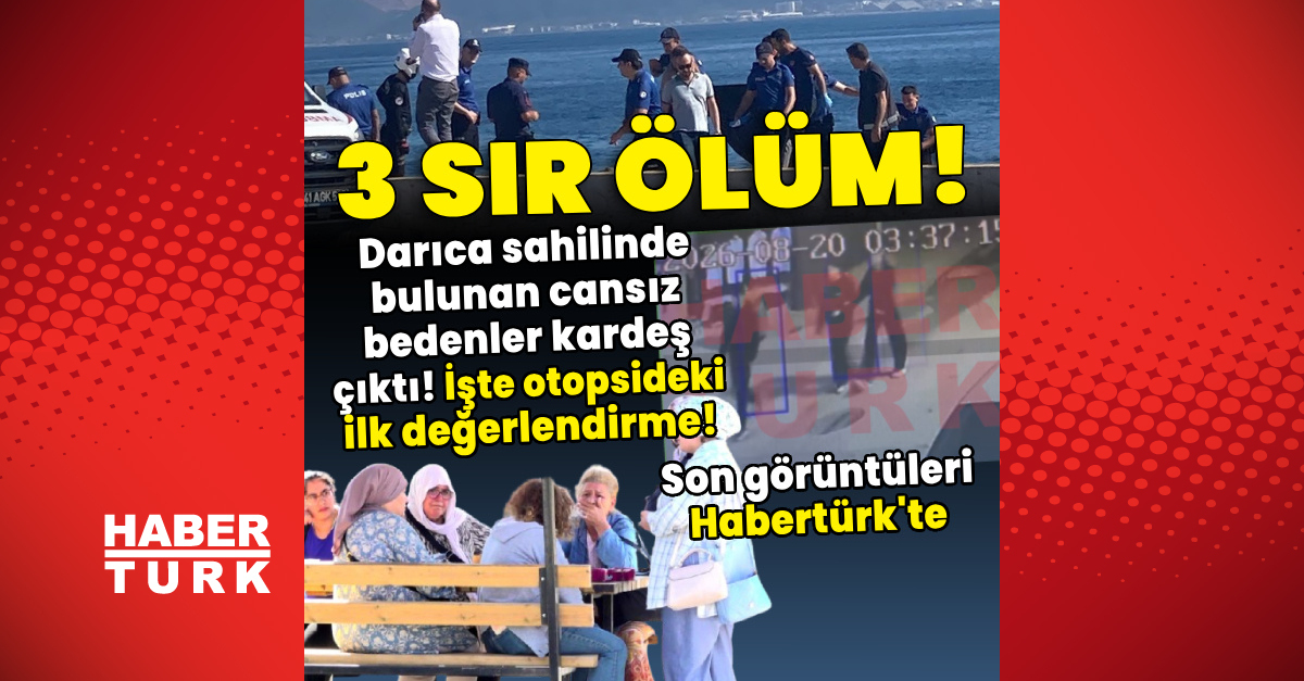 Darıca'da sahilde 3 cansız beden kardeş çıktı! 4'üncü bulundu
