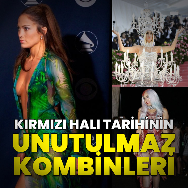 Unutulmayan kırmızı halı görünümleri