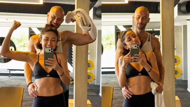 İspanyol aşkıyla spor salonunda