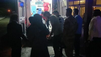 Kolu patoz makinesine sıkışan genç ağır yaralandı