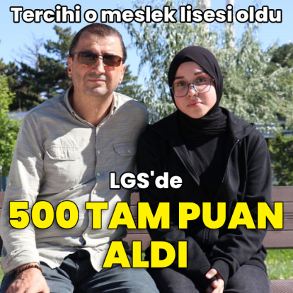 LGS'de 500 tam puan aldı! Tercihi o meslek lisesi oldu