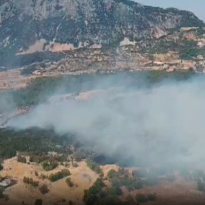 Kaş'ta orman yangını çıktı
