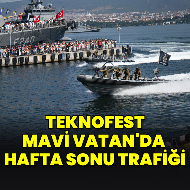 TEKNOFEST Mavi Vatan'a yoğun ilgi