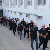 "Kuytulcular" yapılanmasına yönelik operasyonda yakalanan 56 zanlı adliyede