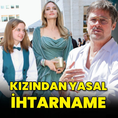 Brad Pitt'e kızından yasal ihtarname