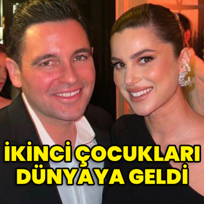 İkinci çocukları dünyaya geldi