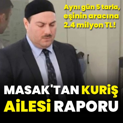 MASAK raporunda 1818 tapu işlemi tespiti
