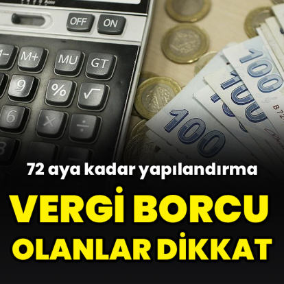 Vergi borcu olanlar dikkat!