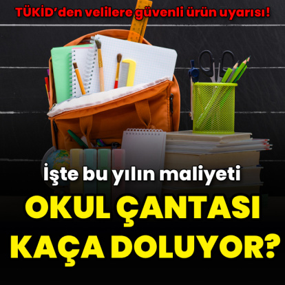 Okul çantası kaça doluyor?