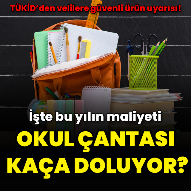 Okul çantası kaça doluyor?