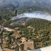 Bursa'da 3 noktada orman yangını çıktı