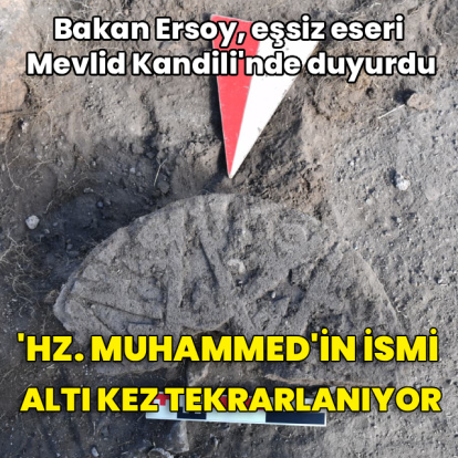 Bakan Ersoy, eşsiz eseri Mevlid Kandili'nde duyurdu
