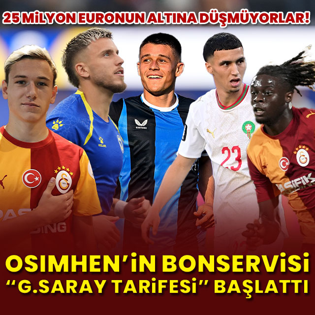Osimhen transferi "G.Saray tarifesi" başlattı!