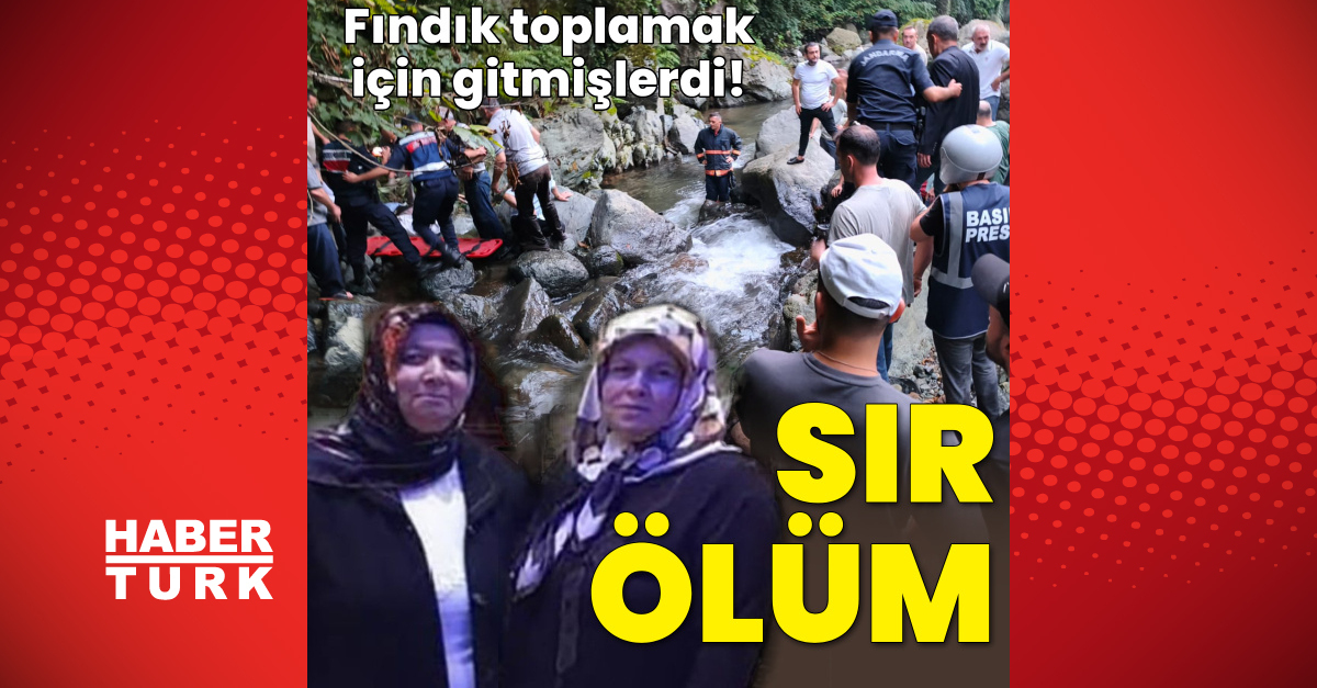 Ordu'da fındık bahçesine giden iki kadının cansız bedenleri bulundu