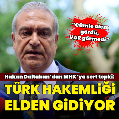 "Türk hakemliği elden gidiyor!"