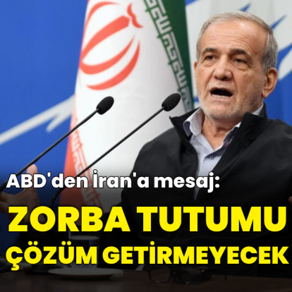 İran'dan ABD'ye: Zorba tutumu çözüm getirmeyecek