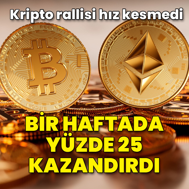 Kripto paralarda yükseliş sürüyor