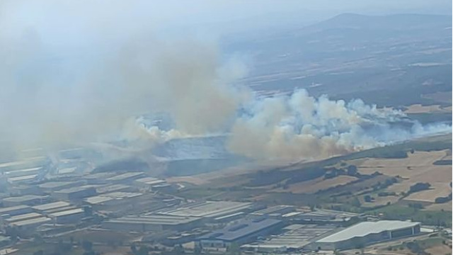 Bursa'daki yangın kısmen kontrol altında