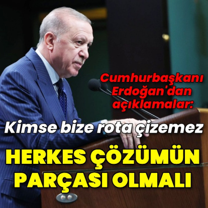 Cumhurbaşkanı Erdoğan'dan açıklamalar