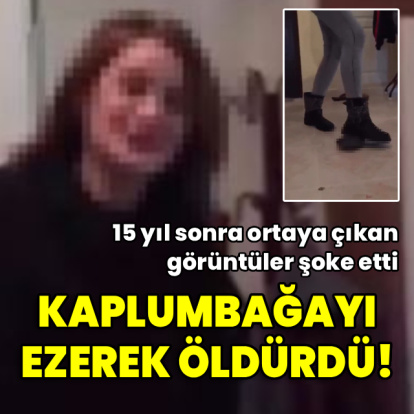 Kaplumbağayı ezerek öldürdü! 15 yıl sonra çıkan görüntüler şoke etti