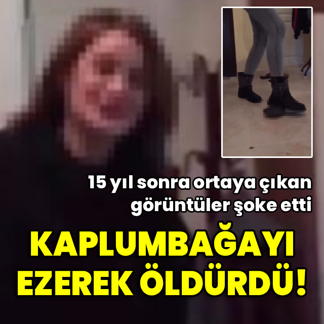 Kaplumbağayı ezerek öldürdü! 15 yıl sonra çıkan görüntüler şoke etti