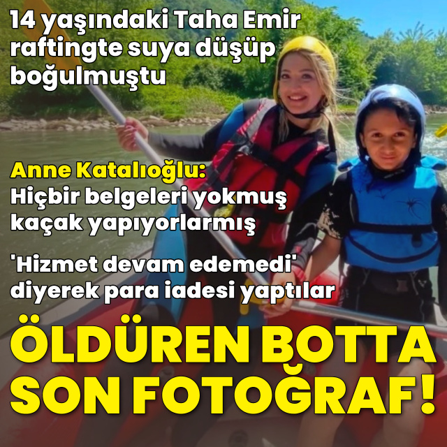 Oğlunu kaybeden anne: Kaçak yapıyorlarmış