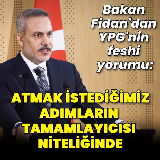 Fidan'dan YPG'nin fesih kararına ilk yorum