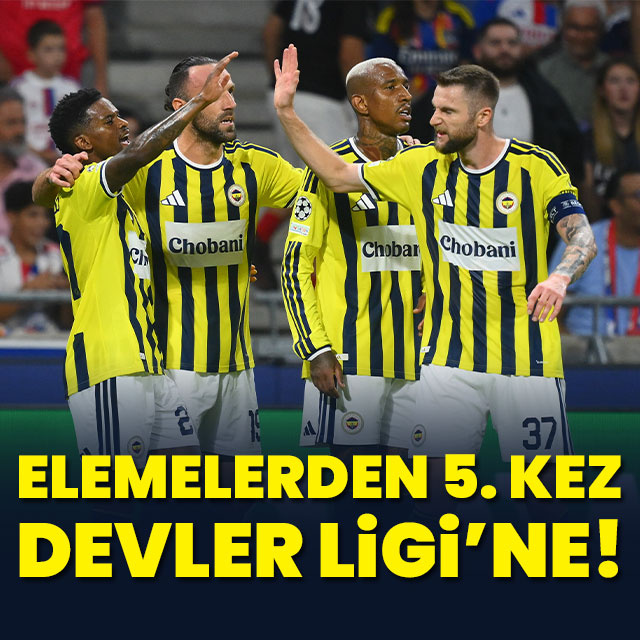 F.Bahçe elemeleri Devler Ligi'nde 5. kez geçti