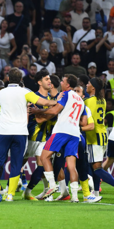 Lyon-F.Bahçe maçı sonunda kavga çıktı!