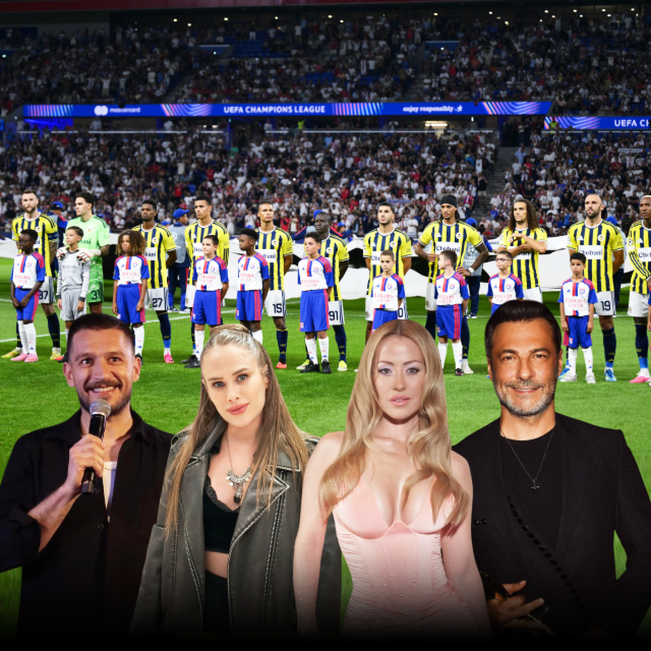 Fenerbahçeli ünlülerin UCL sevinci