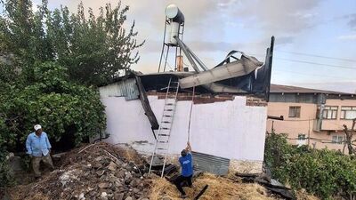 Erzincan'da yangın: 8 ev küle döndü!