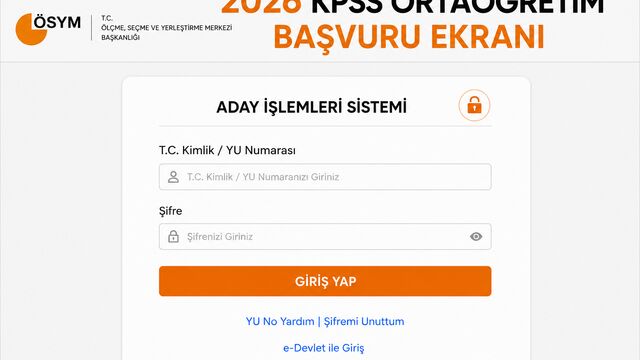 KPSS lise başvuruları başlıyor!